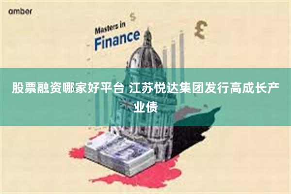 股票融资哪家好平台 江苏悦达集团发行高成长产业债