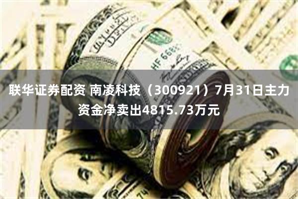 联华证券配资 南凌科技（300921）7月31日主力资金净卖出4815.73万元