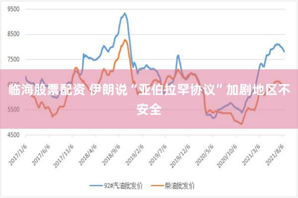临海股票配资 伊朗说“亚伯拉罕协议”加剧地区不安全