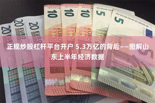 正规炒股杠杆平台开户 5.3万亿的背后——图解山东上半年经济数据